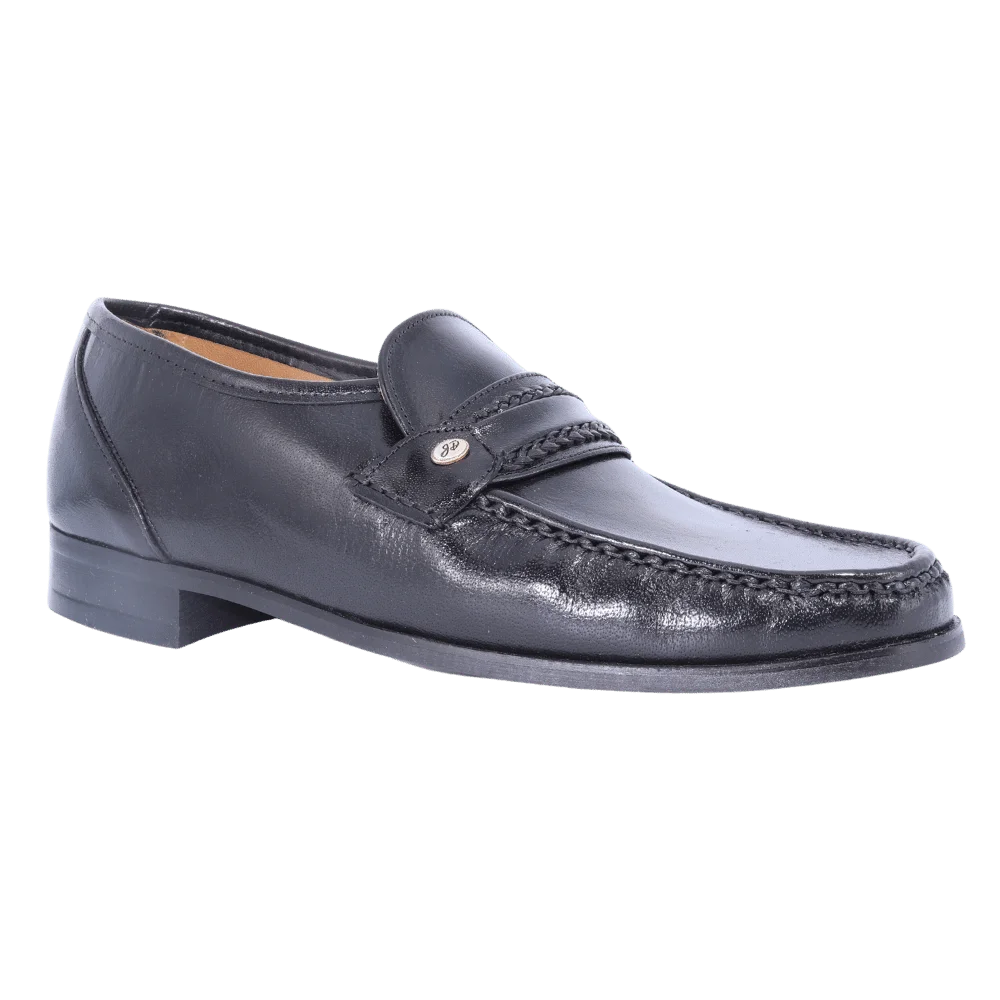 John Drake Formal Moccasin | Genuine Leather | Black| Omar's Tailors ...