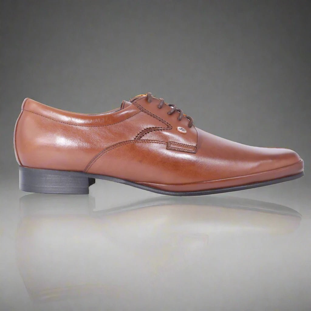 John Drake Vamp Derby | Genuine Leather | Brown | Omar's Tailors (31728 ...