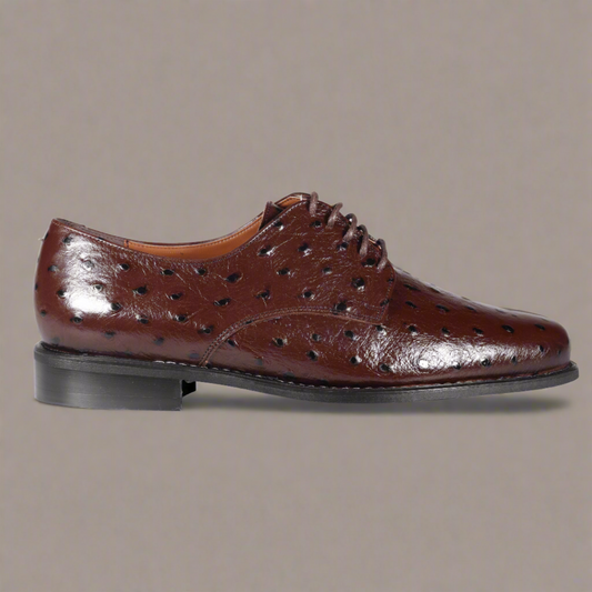 John Drake Brown Lace-Up Derby