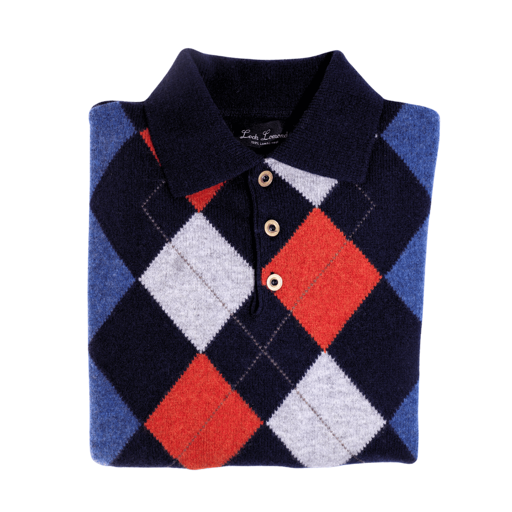 Men's Loch Lomond 100% Lambswool Neck Jersey in Navy (5782) available in-store, 337 Monty Naicker Street, Durban CBD or online at Omar's Tailors & Outfitters online store.   A men's fashion curation for South African men - established in 1911.