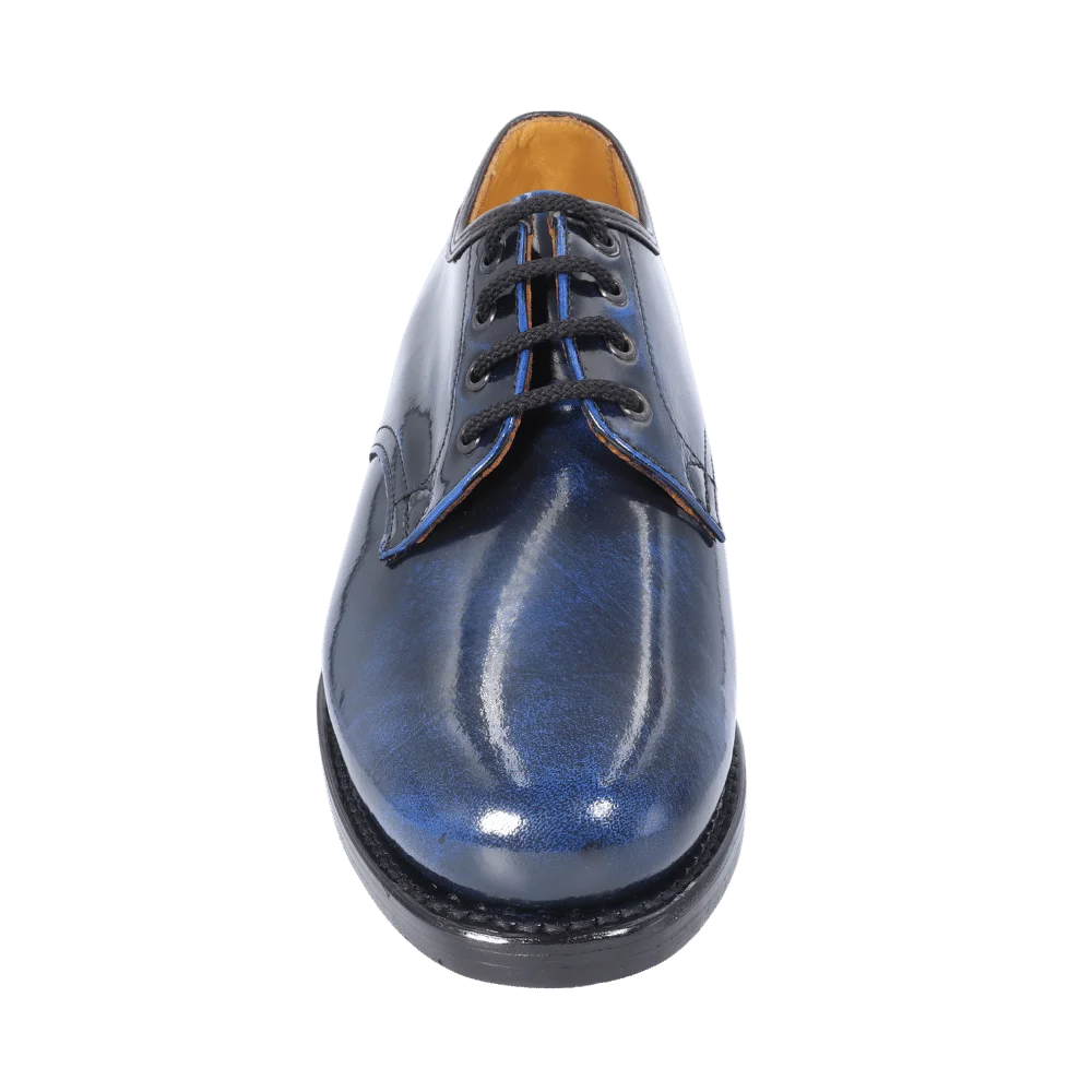 Saxone - Tanzanite Blue Lace-Up (Genuine Leather Upper and Sole)